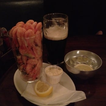 The Cow - pint of prawns + pint of Guiness - British Near Me - London, XGL The Cow - pint of prawns + pint of Guiness - British Near Me - London, XGL