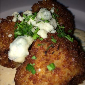 Spasso - Spasso Bite - Wild Mushroom Risotto Fritter with Gorgonzola Sauce! - Italian Near Me - Minnetonka, Minnesota Spasso - Spasso Bite - Wild Mushroom Risotto Fritter with Gorgonzola Sauce! - Italian Near Me - Minnetonka, Minnesota