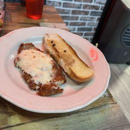 Chicken and garlic bread ?
