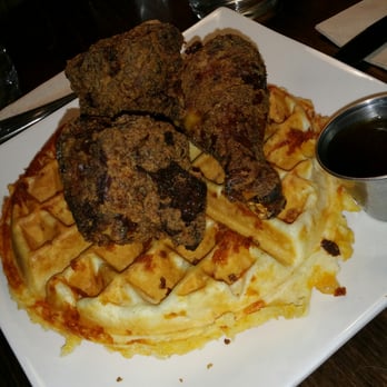 Friedman's - Chicken and Cheddar Waffles - Breakfast & Brunch Near Me - New York, New York Friedman's - Chicken and Cheddar Waffles - Breakfast & Brunch Near Me - New York, New York