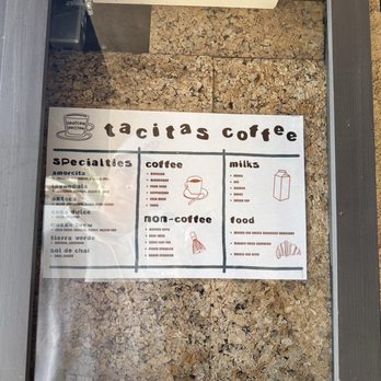 Tacitas Coffee - Menu (December 2025) - Coffee & Tea Near Me - Diamond Bar, California Tacitas Coffee - Menu (December 2025) - Coffee & Tea Near Me - Diamond Bar, California