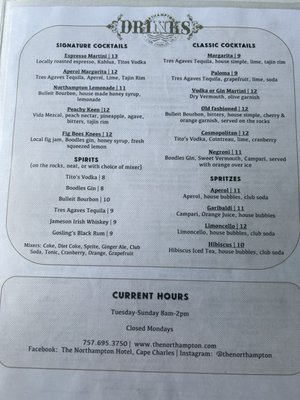 Menu photo 4 The Northampton Restaurant Cape Charles, VA