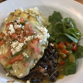 Rocking V Cafe - Tomatillo Lime Chicken. The pepper relish was SO good! - New American Near Me - Kanab, Utah Rocking V Cafe - Tomatillo Lime Chicken. The pepper relish was SO good! - New American Near Me - Kanab, Utah
