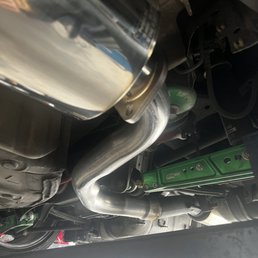 New muffler they installed New muffler they installed