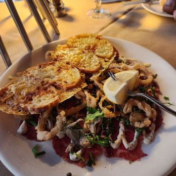 Queensview Steakhouse - Prime Beef Carpaccio - Steakhouses Near Me - Long Beach, California Queensview Steakhouse - Prime Beef Carpaccio - Steakhouses Near Me - Long Beach, California