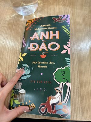 Menu photo 3 Anh Dao Toronto, ON