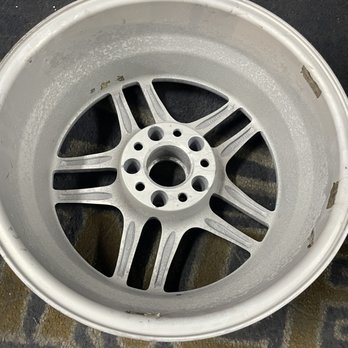 Baid Polish - Before/after wheel refinish - chrome to bronze. - Powder Coating Near Me - Anaheim, California