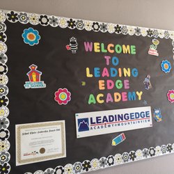 Leading Edge Academy - Bulletin Board in lobby.