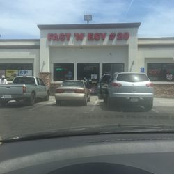 Fast 'N Esy - Store Front of the Fast 'N' Esy #20. The gas station is Chevron gas.