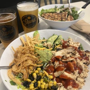 The Stand - American Classics Redefined - Southwest Chicken Salad and Kale quinoa salad - New American Near Me - Encino, California
