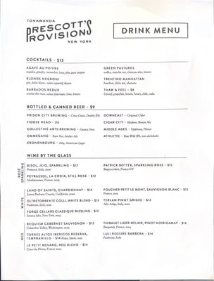 Menu photo 7 Prescott's Provisions Tonawanda, NY