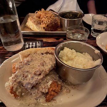 Jacob's Pickles - Sausage Gravy Smothered Chicken - Comfort Food Near Me - New York, New York Jacob's Pickles - Sausage Gravy Smothered Chicken - Comfort Food Near Me - New York, New York