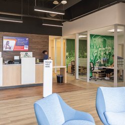 Credit Union of Texas - The lobby of the Berkner High School CUTX SMART Branch