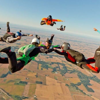 Skydive Indianapolis - Coming for formation - Skydiving Near Me - Frankfort, Indiana