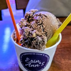 Erin Ann’s - German Chocolate, Peach Cobbler and Pumpkin Cheesecake Ice Cream at Erin Ann's