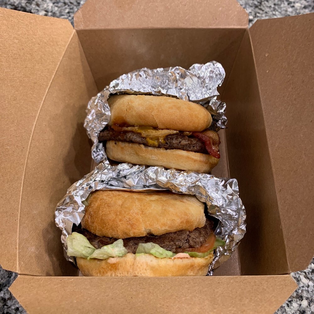 CHOM Burger - BBQ Bacon Cheese and CHOM Burger - Burgers Near Me - Provo, Utah CHOM Burger - BBQ Bacon Cheese and CHOM Burger - Burgers Near Me - Provo, Utah