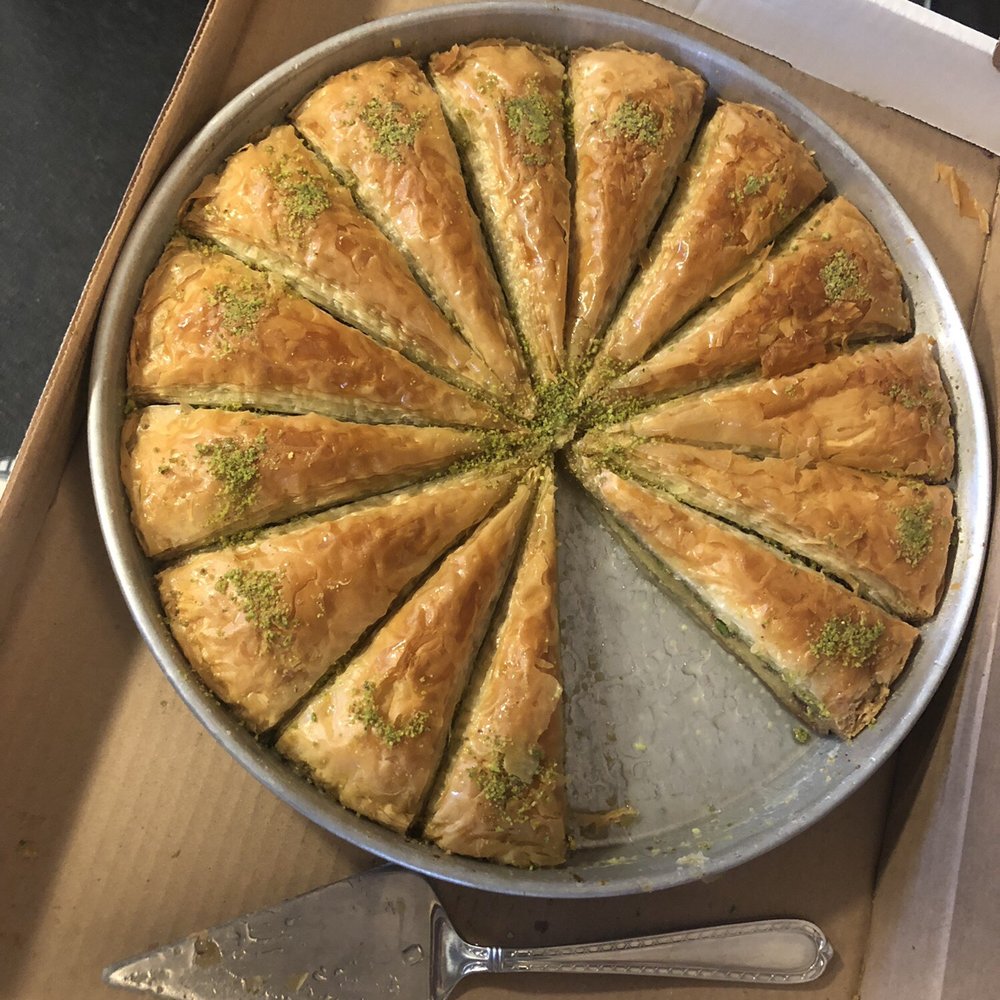 Troya - They charge $40 a pound, and they included the weight of the heavy metal tray in the pricing - Desserts Near Me - Monterey, California Troya - They charge $40 a pound, and they included the weight of the heavy metal tray in the pricing - Desserts Near Me - Monterey, California