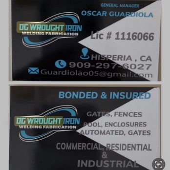 OG Wrought Iron - Metal Fabricators Near Me - Hesperia, California OG Wrought Iron - Metal Fabricators Near Me - Hesperia, California