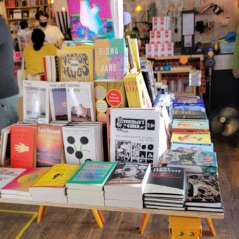Topos Bookstore Cafe - New releases table - Cafes Near Me - Ridgewood, New York