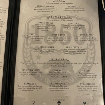 1850 Restaurant - Menu - American Near Me - Mariposa, California