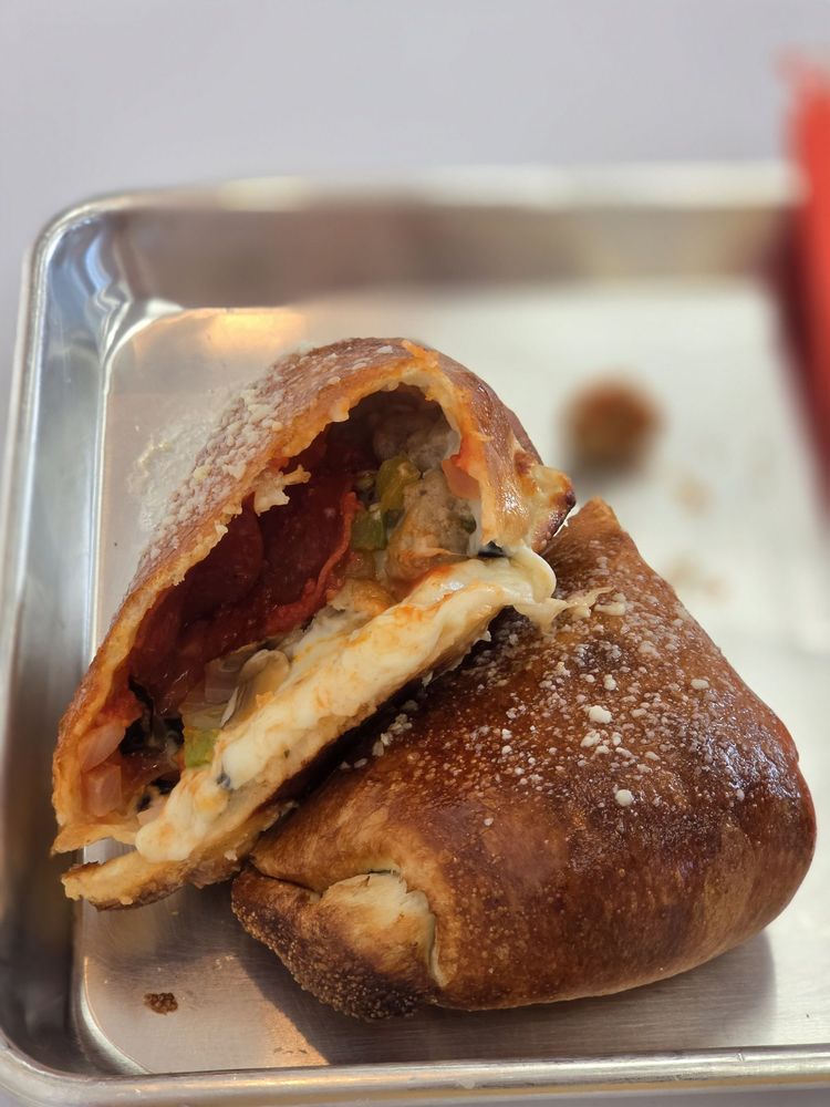 Food from Notty's Italian Burrito