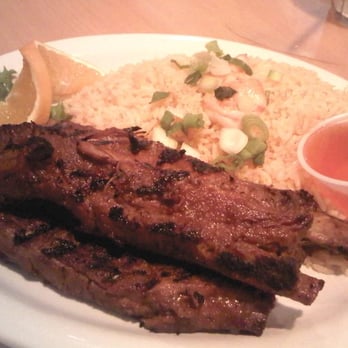 Thai Original BBQ - BBQ Spare Ribs with Shrimp Fried Rice - Thai Near Me - Cerritos, California