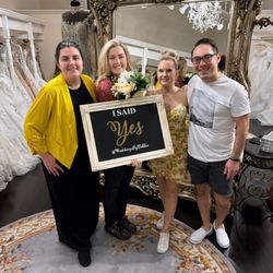 Weddings By Debbie - I SAID Yes @WeddingsByDebbie In yellow was Amy my stylist. Thanks to her, I found my PERFECT dress for my Wedding.