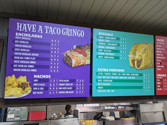 Menu photo 3 Gringos Neosho, MO Menu photo 3 Gringos Neosho, MO