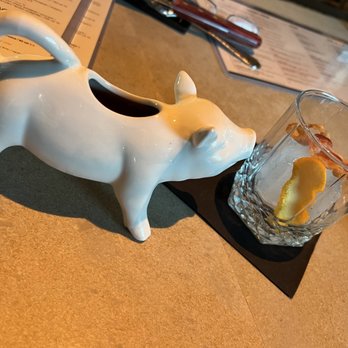 Eureka! - Tipsy pig old fashioned. Bacon needs a little more cook time. - American Near Me - Aliso Viejo, California