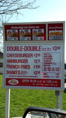 Menu photo 6 In-N-Out Burger Lancaster, CA Menu photo 6 In-N-Out Burger Lancaster, CA