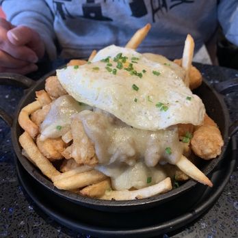 The Mercury Diner - Disco fries with an egg on top - Diners Near Me - Columbus, Ohio