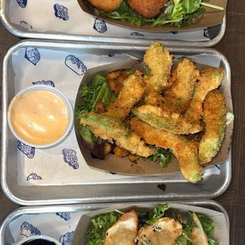 Wave Sushi - Fried Gyoza (6), Avocado Fries, Krab Rangoon Fritters - Asian Fusion Near Me - Maitland, Florida Wave Sushi - Fried Gyoza (6), Avocado Fries, Krab Rangoon Fritters - Asian Fusion Near Me - Maitland, Florida