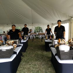 BBQ Feast Catering - Staff waiting to serve hundreds of guests!