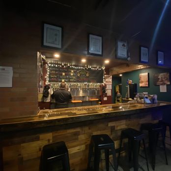 Blazing Tree Brewery - a bar with stools - Breweries Near Me - El Paso, Texas Blazing Tree Brewery - a bar with stools - Breweries Near Me - El Paso, Texas