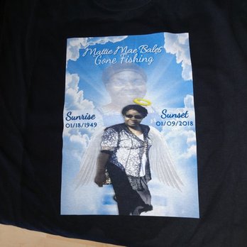 D.T. Print and Design Studio - In Loving Memory of DTG Printed T-Shirt - Graphic Design Near Me - Decatur , Georgia