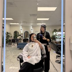 ML Salon - Michelle (owner) doing my hair