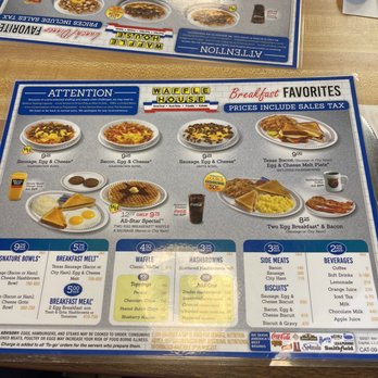 Waffle House - menu and prices - Diners Near Me - Pensacola, Florida Waffle House - menu and prices - Diners Near Me - Pensacola, Florida