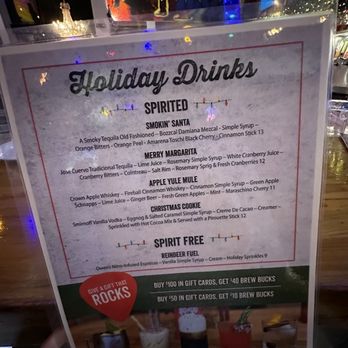 Rock & Brews - Orlando - Holiday Drink Menu - Beer Bar Near Me - Orlando, Florida Rock & Brews - Orlando - Holiday Drink Menu - Beer Bar Near Me - Orlando, Florida