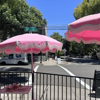 Sapha Kafae - The iconic pink umbrellas outside! - Cafes Near Me - Sacramento, California Sapha Kafae - The iconic pink umbrellas outside! - Cafes Near Me - Sacramento, California