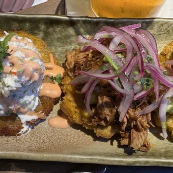 Pisco y Nazca Ceviche Gastrobar - Tostones sampler - Peruvian Near Me - Washington, DC, District of Columbia