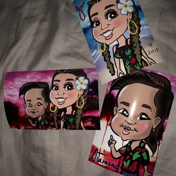 Digitoons - Caricature - Caricatures Near Me - Honolulu, Hawaii