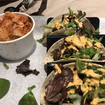 Seoul Taco - Three steak tacos with OG Kimchi. - Korean Near Me - Chesterfield, Missouri