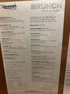 Menu photo 3 Keenan's at the Pier Bellingham, WA