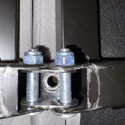 Garrison's Home - Middle where leg should go / stripped inside .