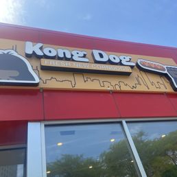 Exterior outside entrance of Kong Dog - Store front - Chicago, Illinois Exterior outside entrance of Kong Dog - Store front - Chicago, Illinois