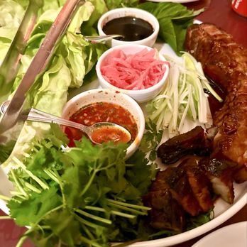 Best Quality Daughter - Amazing caramelized pork belly to wrap in Bibb lettuce, marinated onions, basil and cilantro. Great dipping sauce selection. - Asian Fusion Near Me - San Antonio, Texas