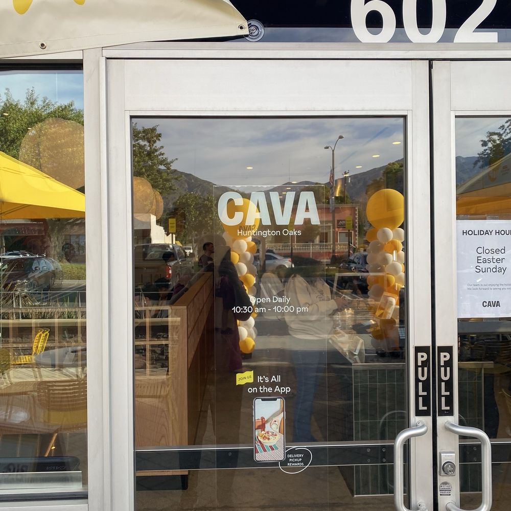 CAVA - Front entrance - Salad Near Me - Monrovia, California CAVA - Front entrance - Salad Near Me - Monrovia, California