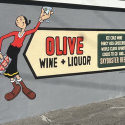Olive Wine and Liquor - Parking in rear