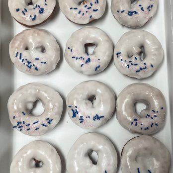 Valley Donuts - a box of glazed donuts with sprinkles - Donuts Near Me - Gonzales, California Valley Donuts - a box of glazed donuts with sprinkles - Donuts Near Me - Gonzales, California