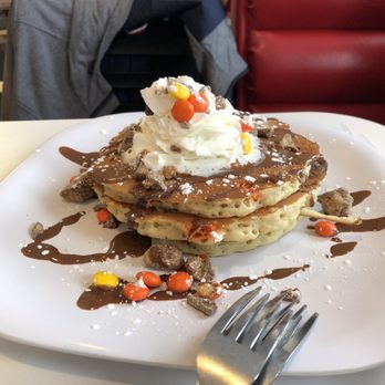 Southside Diner - Reeses Peanut Butter Pancakes (from a previous visit)... I mean... Can you go wrong with that!? - Diners Near Me - Parma, Ohio Southside Diner - Reeses Peanut Butter Pancakes (from a previous visit)... I mean... Can you go wrong with that!? - Diners Near Me - Parma, Ohio